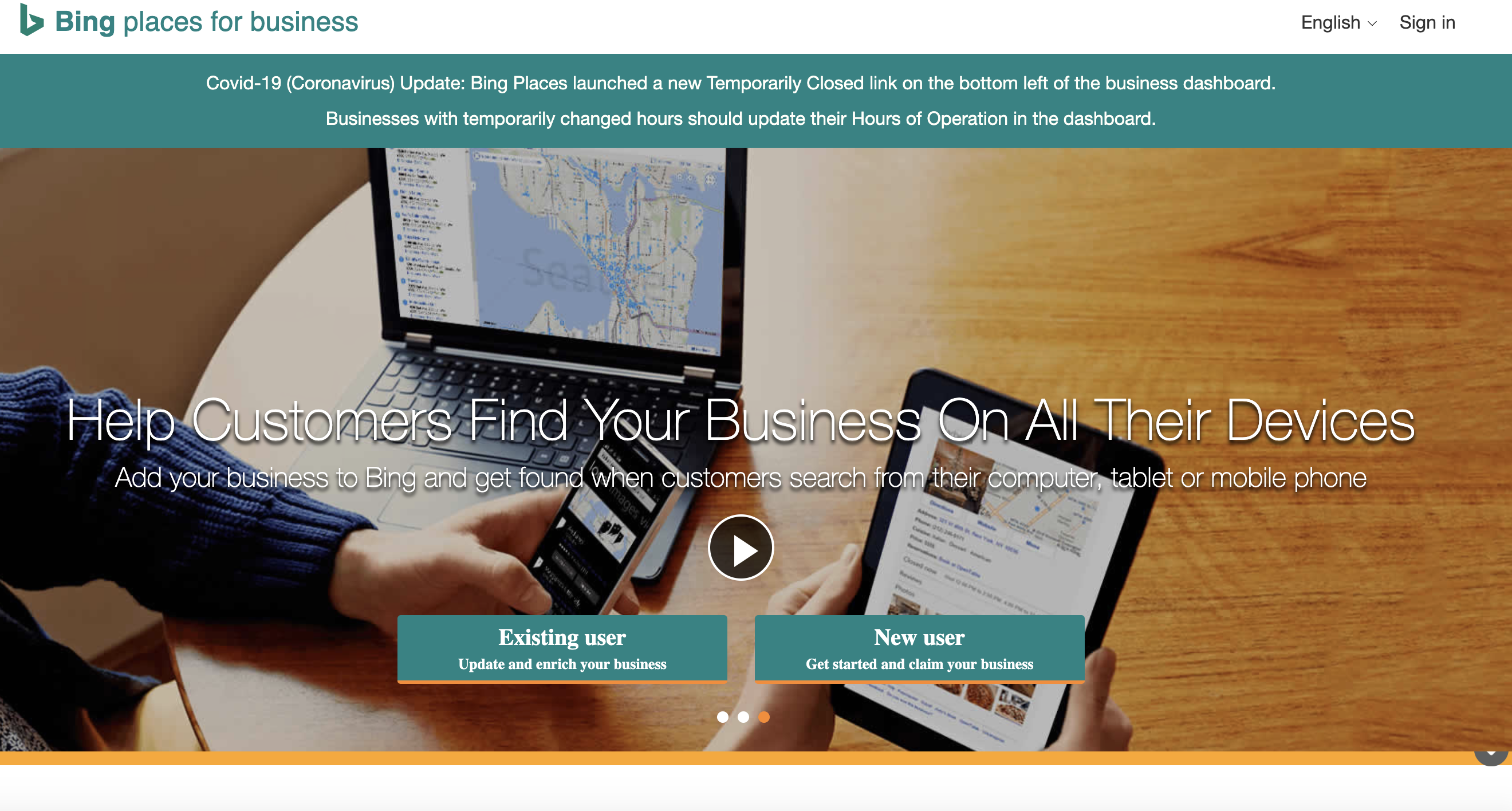 bing places